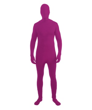 Neon Purple Skin Suit Adult Costume