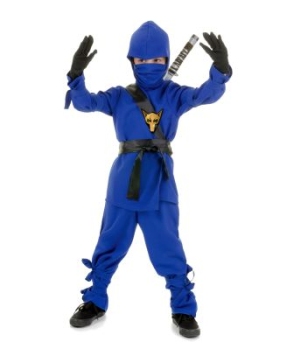 Ninja Kids Costume Blue
