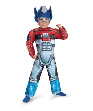 Optimus Prime Rescue Bot Muscle Kids Costume