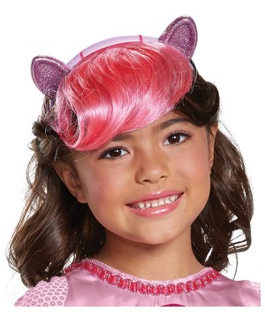 Pinkie Headpiece With Hair Child Little Pony