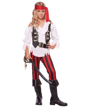 Posh Pirate Girls Costume