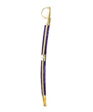 Purple Calvary Sword Costume Accessory