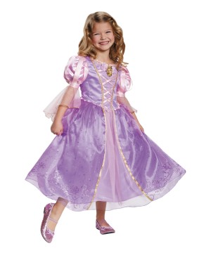 Rapunzel Prestige Girls Costume