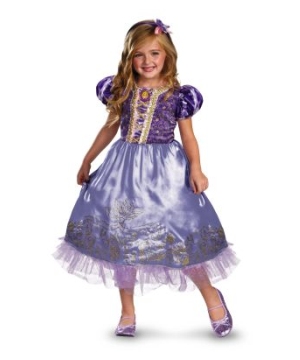 Rapunzel Sparkle Kids Costume Deluxe