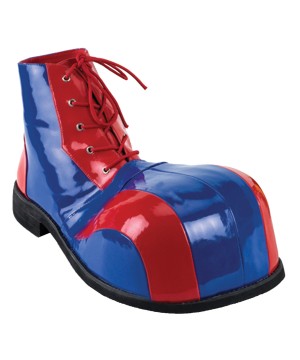 Red And Blue Deluxe Clown Shoes