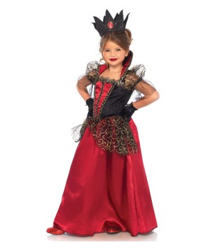 Red Queen Girls Costume