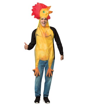 Rubber Chicken Men Costume