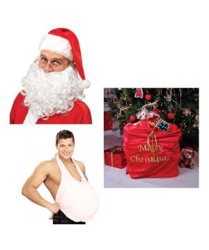 Christmas Santa Men Costume Accessory Kit