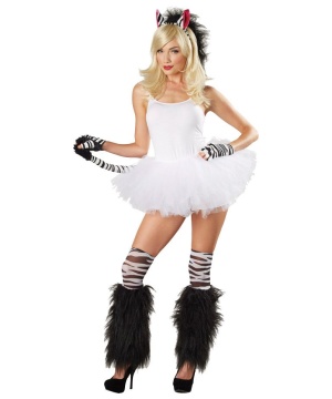 Sexy Zebra Womens Costume Kit