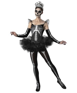 Skeleton Ballerina Womens Costume