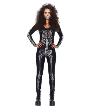 Unitard Skeleton X Ray Woman Costume