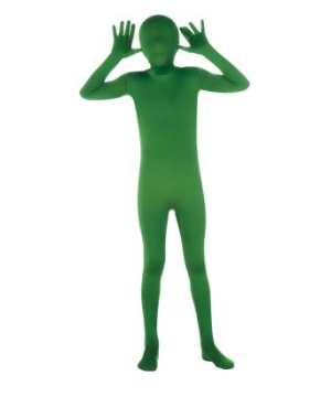 Skin Suit Kids Costume Green