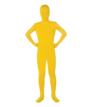 Skin Suit Kids Costume Yellow