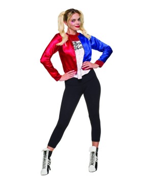 Suicide Squad Movie Harley Quinn Women Costume And Wig Set