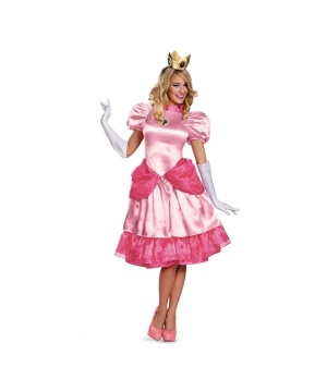 Super Mario Bros Princess Peach Womens Costume Deluxe