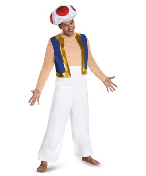 Toad Super Mario Bros Men Costume