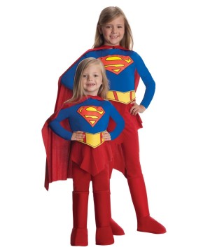 Supergirl Superhero Power Girls Costume