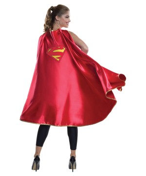 Womens Supergirl Costume Accessory Cape