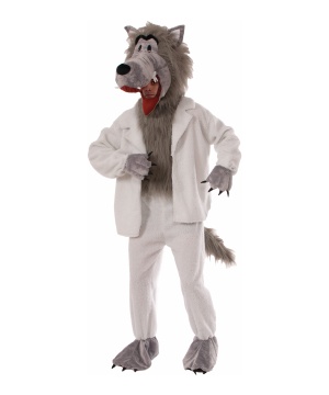 The Big Bad Wolf Mascot Adult Costume