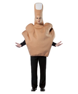 Middle Finger F You Adult Costume