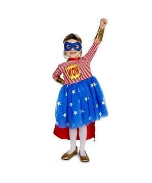 Toddler Comic Wow Super Girl Costume