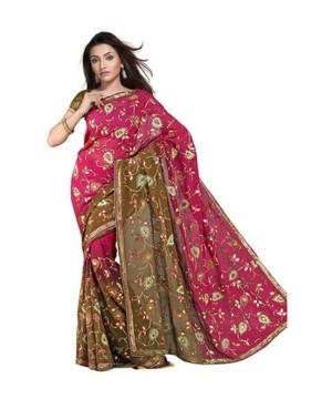 Traditional Pure Georgette Fancy Silk Saree
