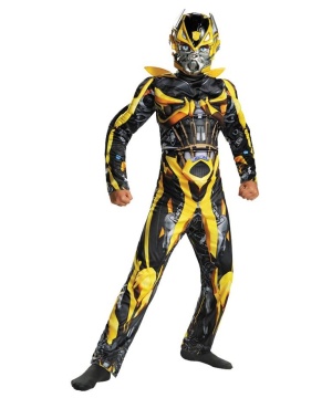 Transformers Movie Bumblebee Boys Muscle Costume