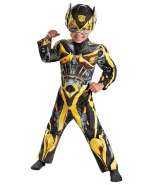 Boys Transformers Bumblebee Toddler Muscle Costume