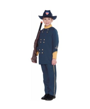 Union Officer Kids Costume