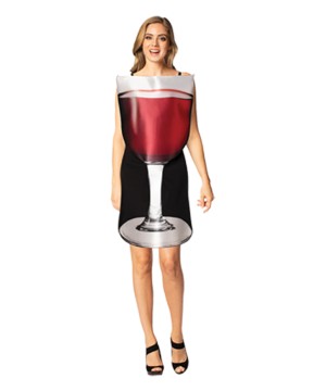 Wine Glass Womens Costume