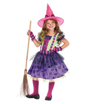 Witch Kitty Girls Costume
