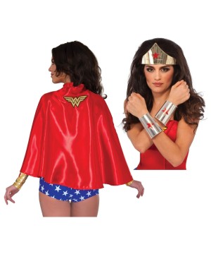 Wonder Woman Women Costume Kit With Cape