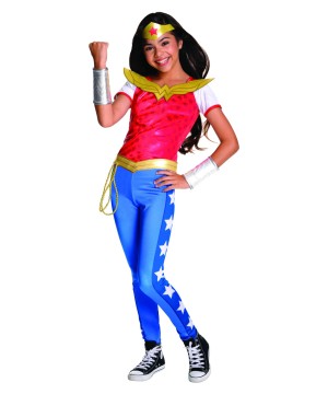 Deluxe Wonder Woman Girls Costume