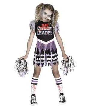Girls Zombie Cheerleader Costume