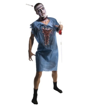 Zombie Patient Adult Gown Costume