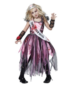 Prom Girl Zombie Scary Girls Costume