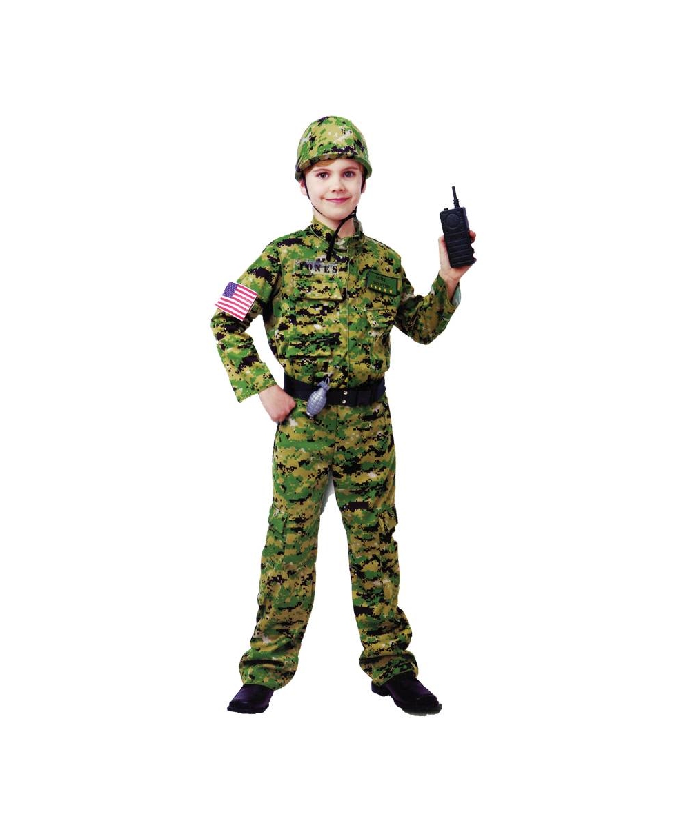 Army Infantry Kids Costume