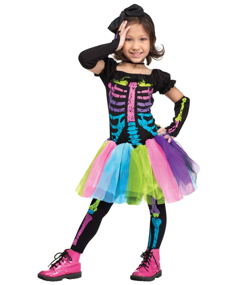 Funky Punky Bones Kids Costume