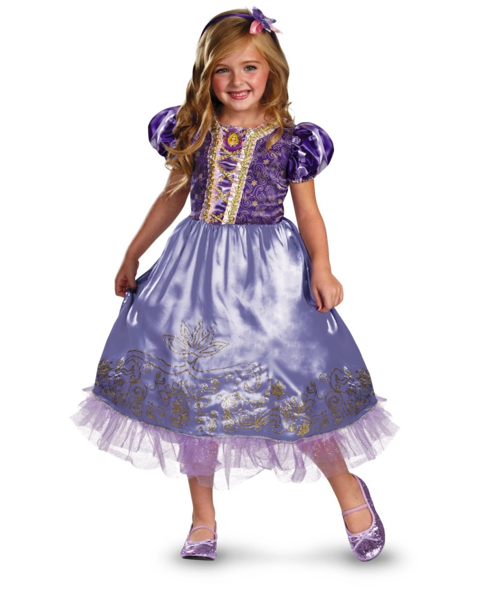 Rapunzel Sparkle Kids Costume