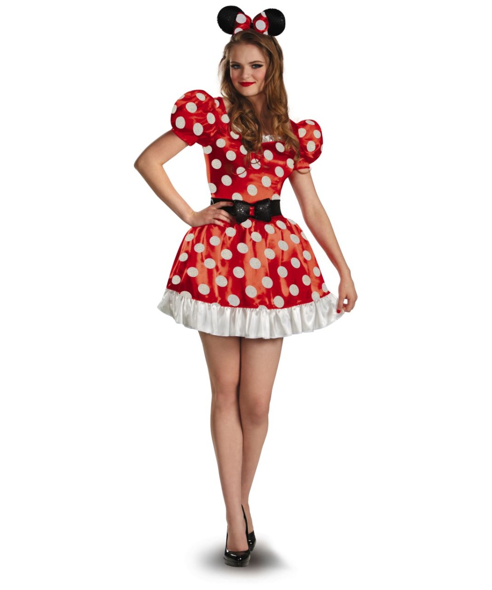 Red Minnie Mouse Classic  Costume
