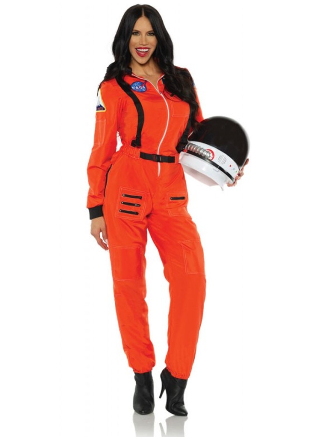 Astronaut Orange Woman Costume