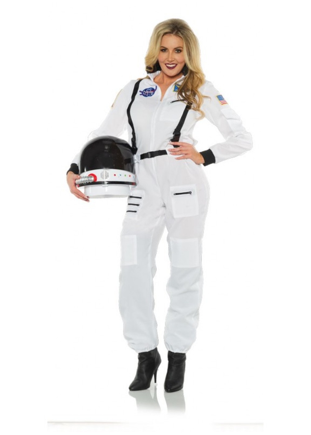 Astronaut White Woman Costume