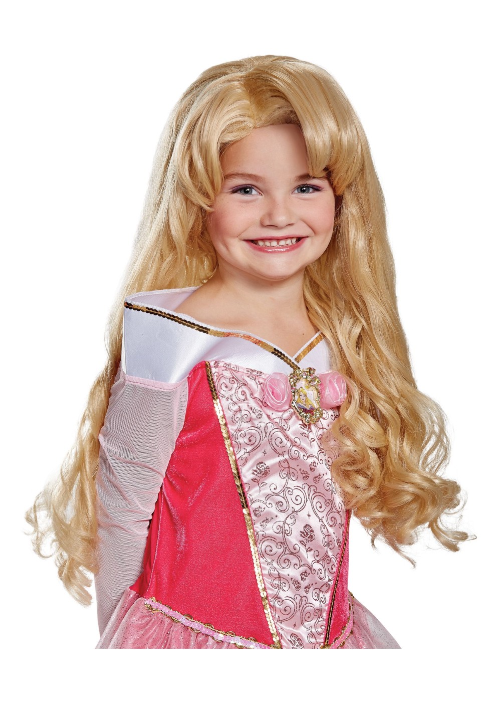 Girls Aurora Costume Wig