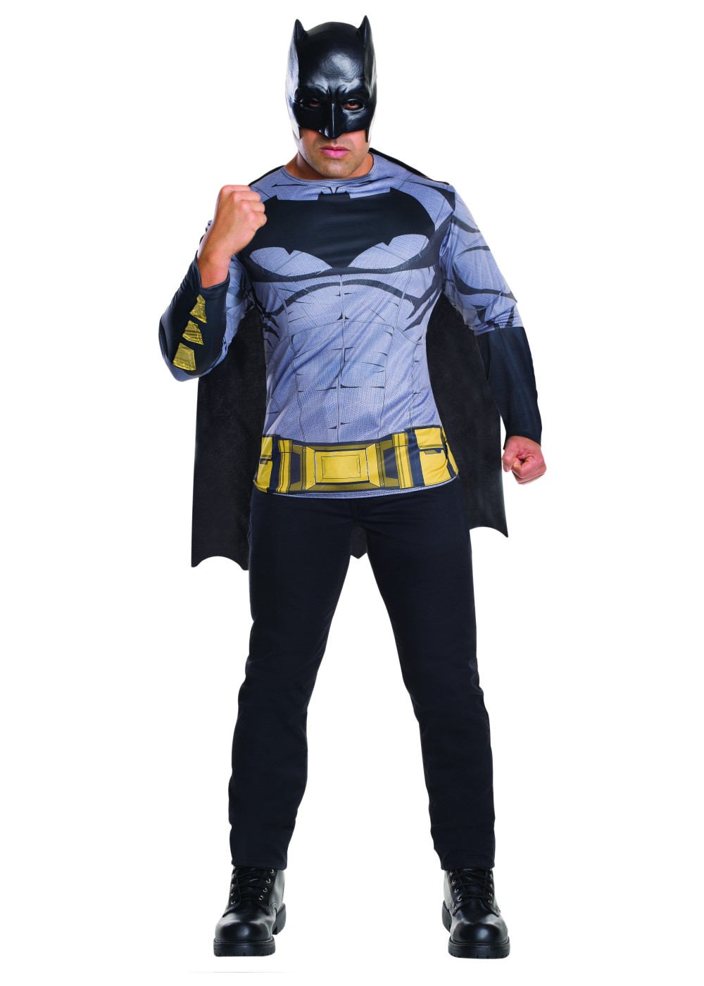 Batman V Superman Movie Batman Shirt Mask And Cape For Men