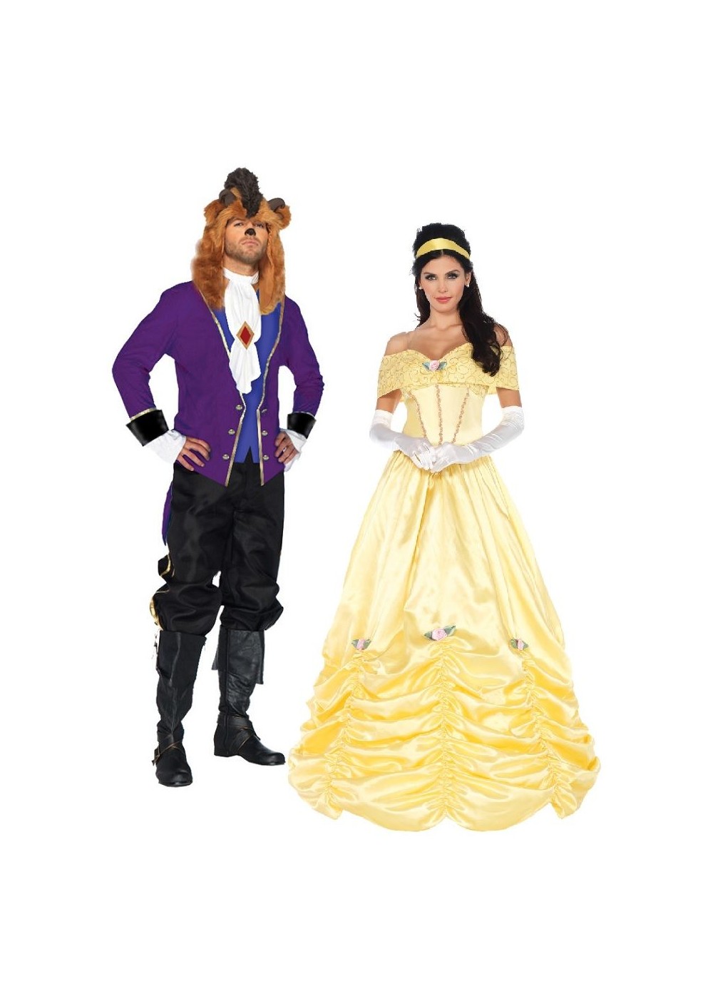 Beauty And The Beast Costume Couple Kit