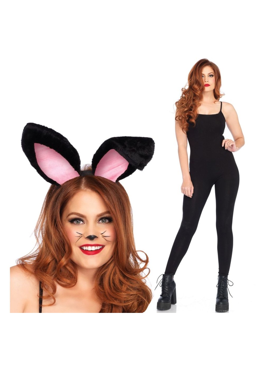 Black Bunny Woman Costume