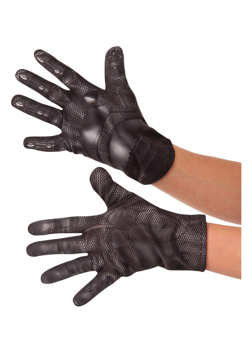 Marvel Civil War Black Panther Boys Costume Gloves