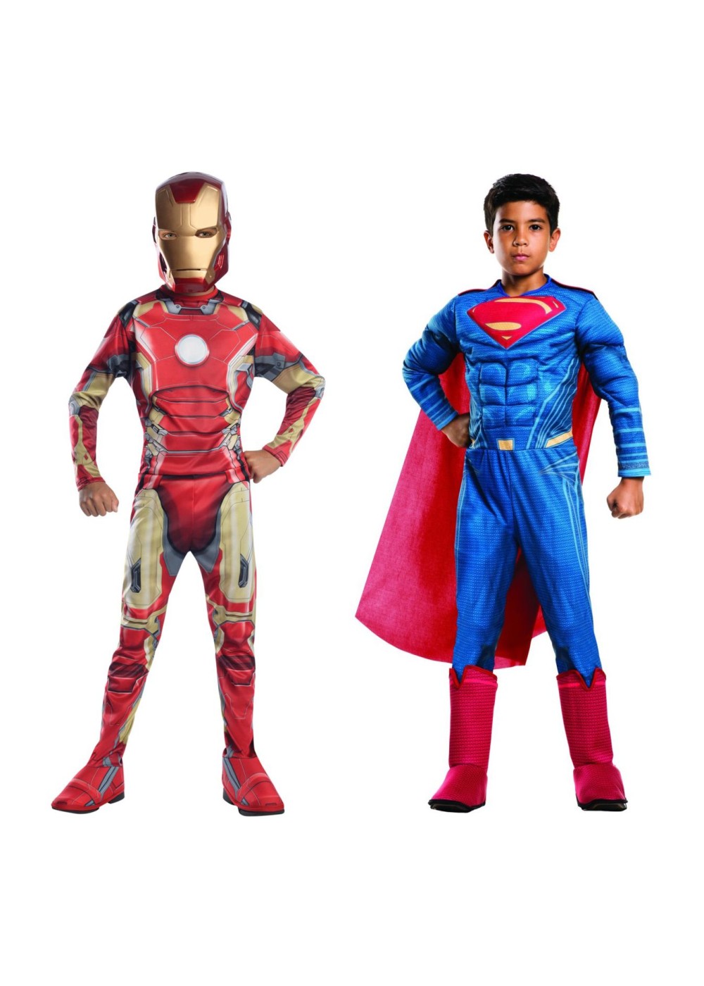 Superman And Iron Man Boys Costume Set