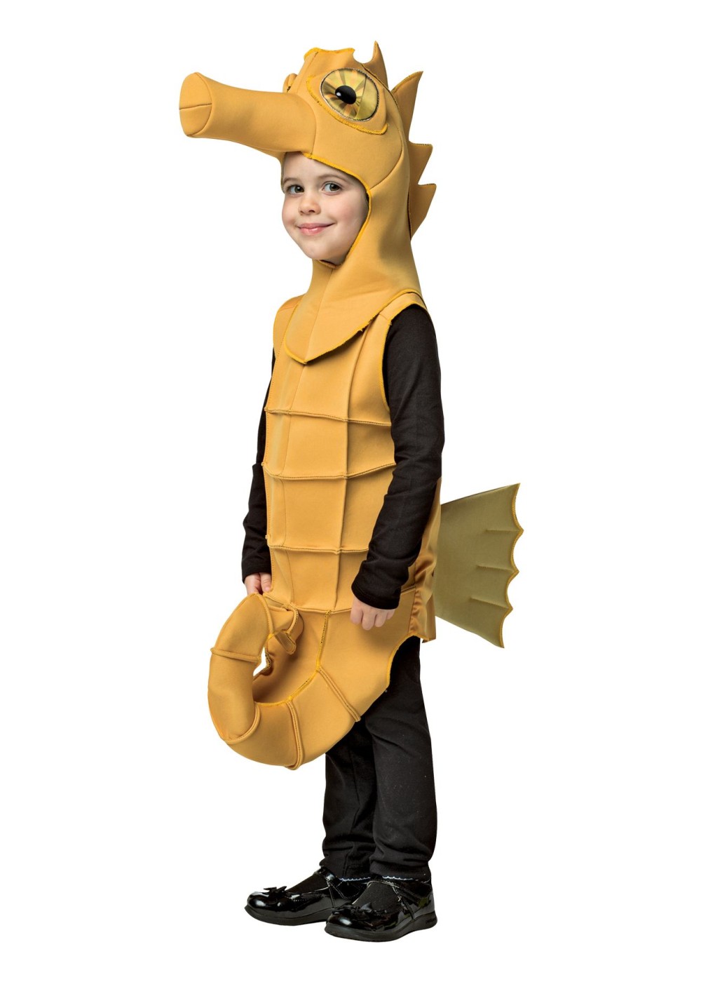 Boys Yellow Seahorse Costume