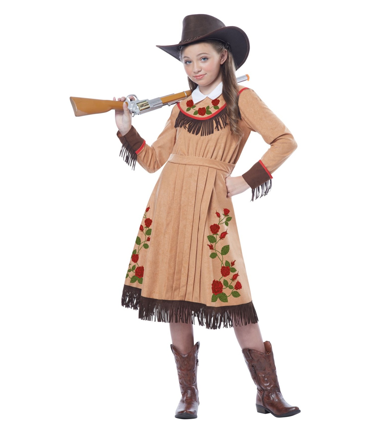 Star Cowgirl Annie Oakley Girls Wild West Costume
